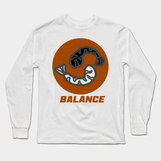 Yin-Yang Tiger Shrimp Long Sleeve T-Shirt